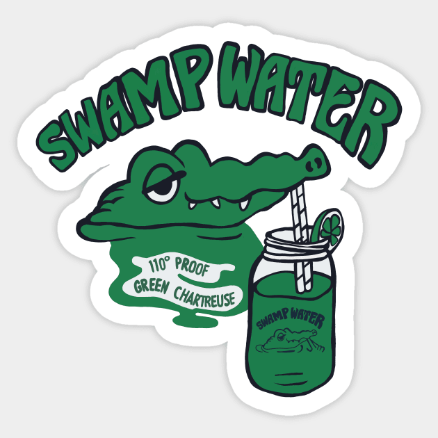 Swamp Water Sticker by toruandmidori